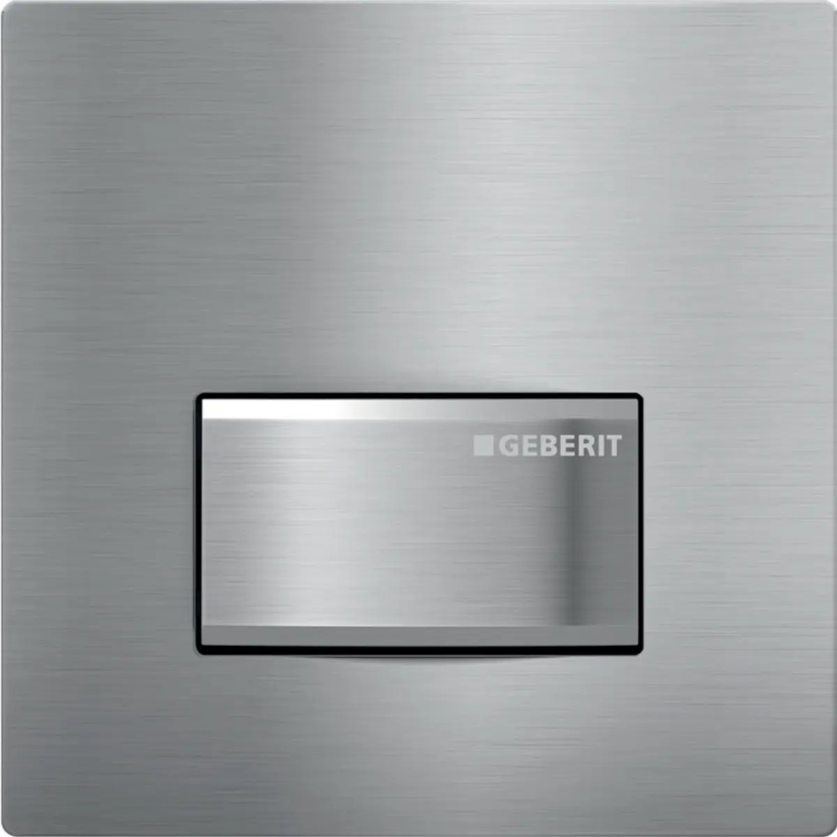 Geberit Urinal Flush Control with Pneumatic Flush Actuation and Type 50 Actuator Plate by Geberit