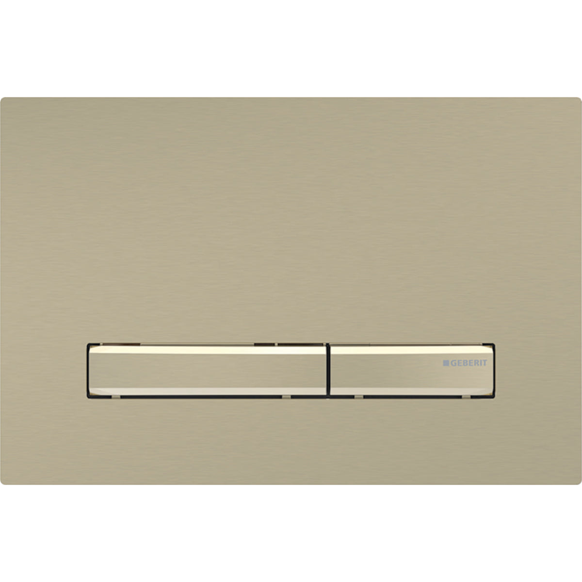 Geberit Sigma 50 Actuator Plate for Dual Flush - Brass
