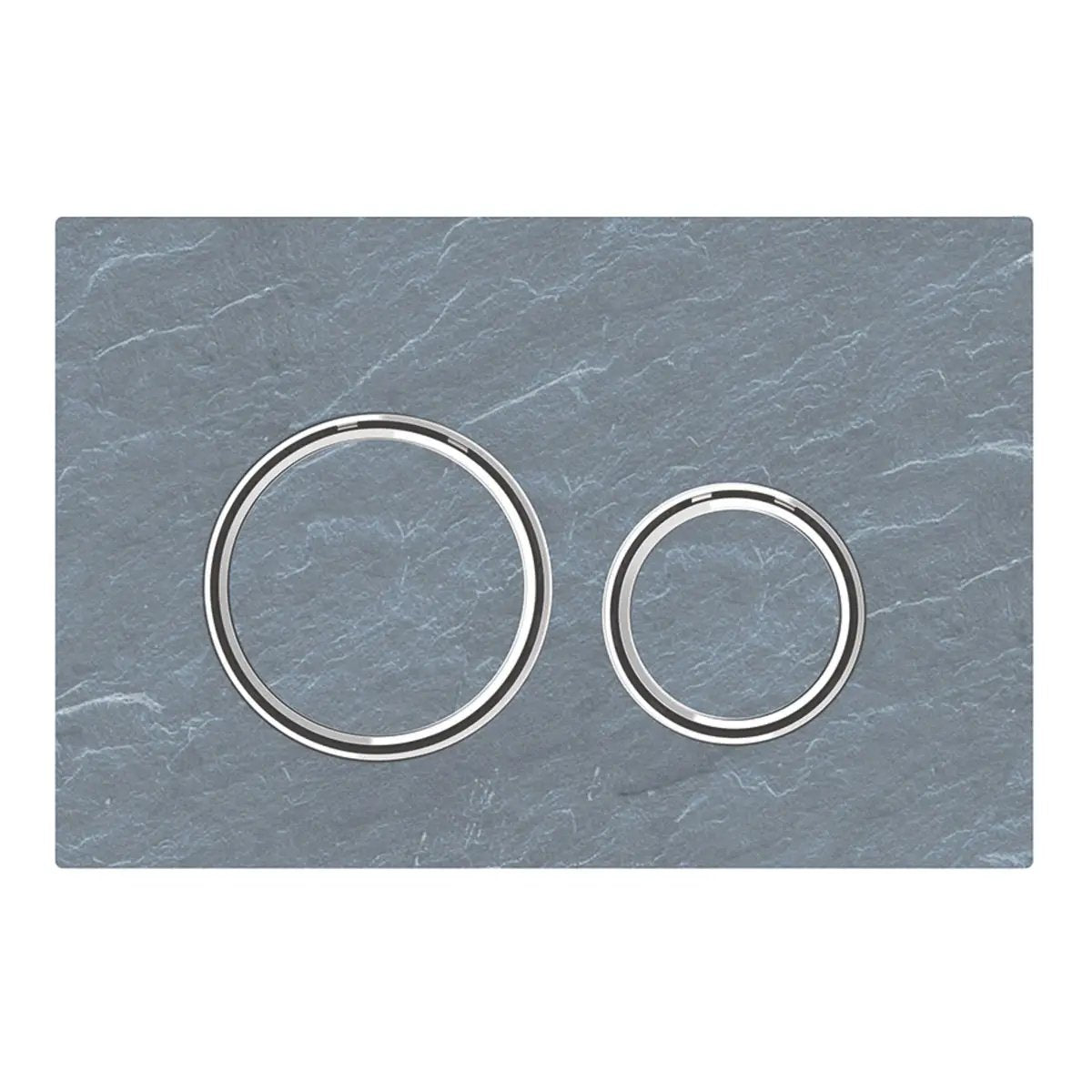 Geberit Sigma 21 Actuator Plate for Dual Flush - Chrome Plated by Geberit