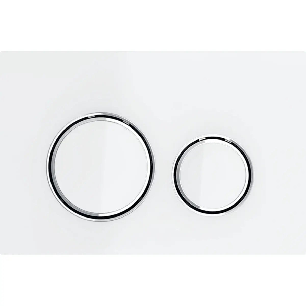 Geberit Sigma 21 Actuator Plate for Dual Flush - Chrome Plated by Geberit