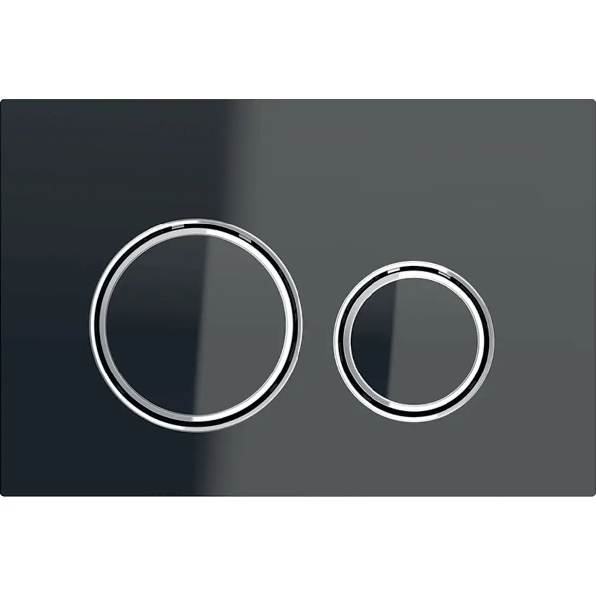 Geberit Sigma 21 Actuator Plate for Dual Flush - Chrome Plated by Geberit