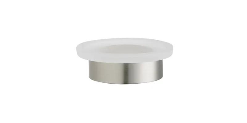 polished chrome soap dish