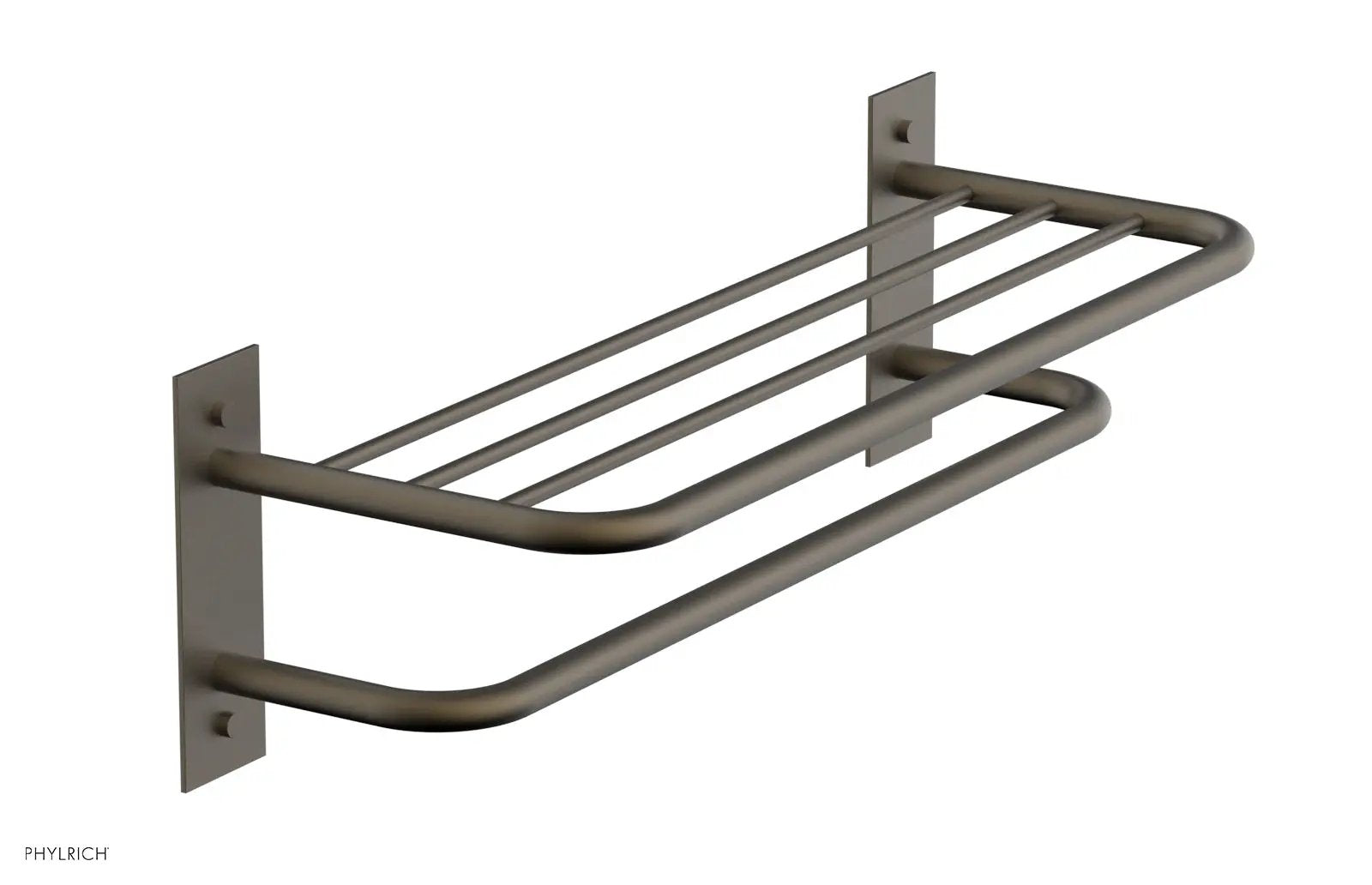 Phylrich BASIC Towel Rack/Shelf - Double by Phylrich