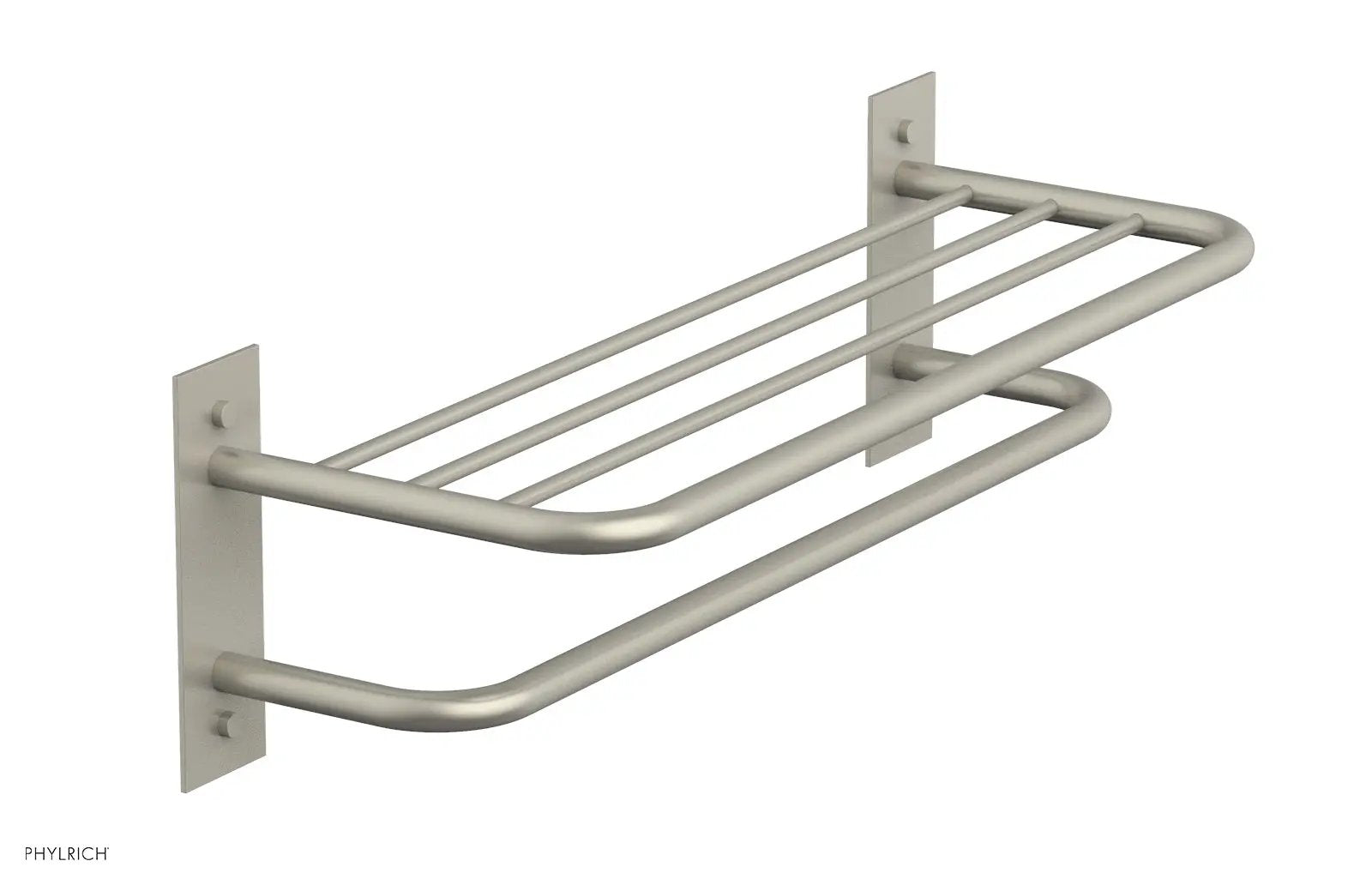 Phylrich BASIC Towel Rack/Shelf - Double by Phylrich