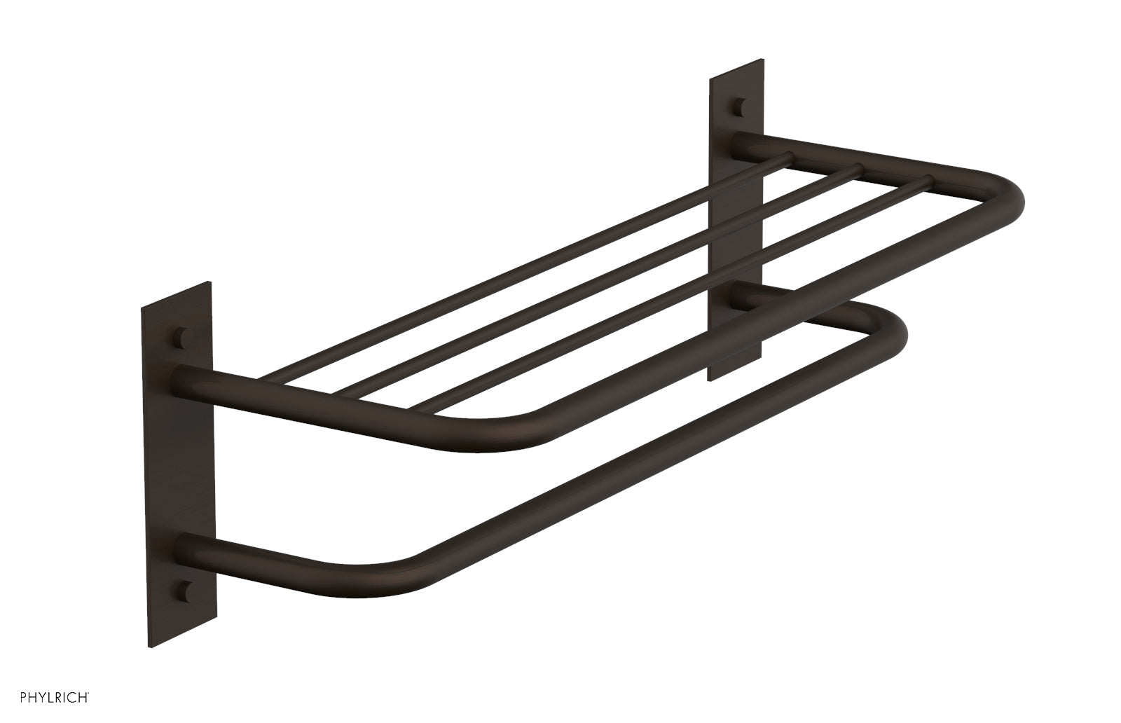 Phylrich BASIC Towel Rack/Shelf - Double by Phylrich