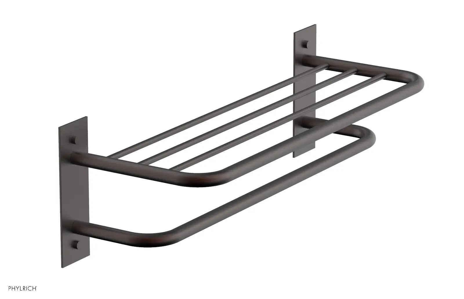 Phylrich BASIC Towel Rack/Shelf - Double by Phylrich