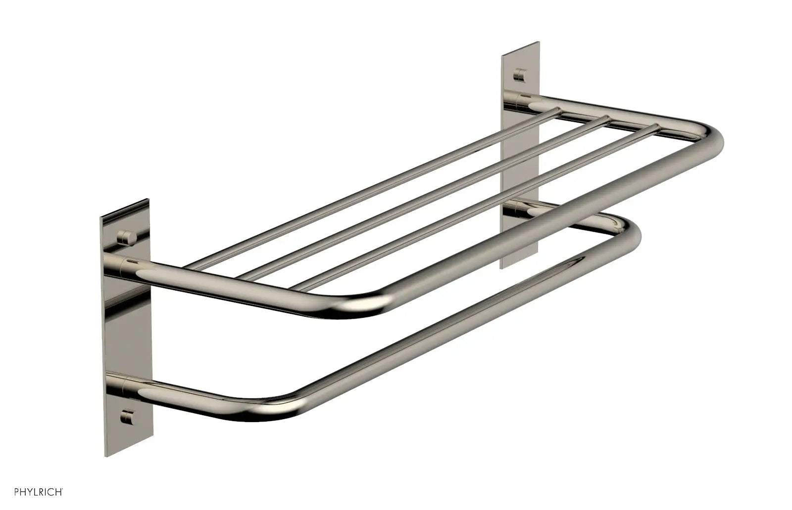 Phylrich BASIC Towel Rack/Shelf - Double by Phylrich