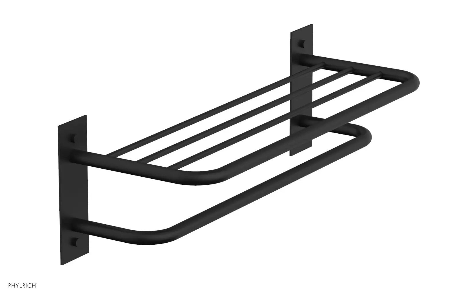 Phylrich BASIC Towel Rack/Shelf - Double by Phylrich