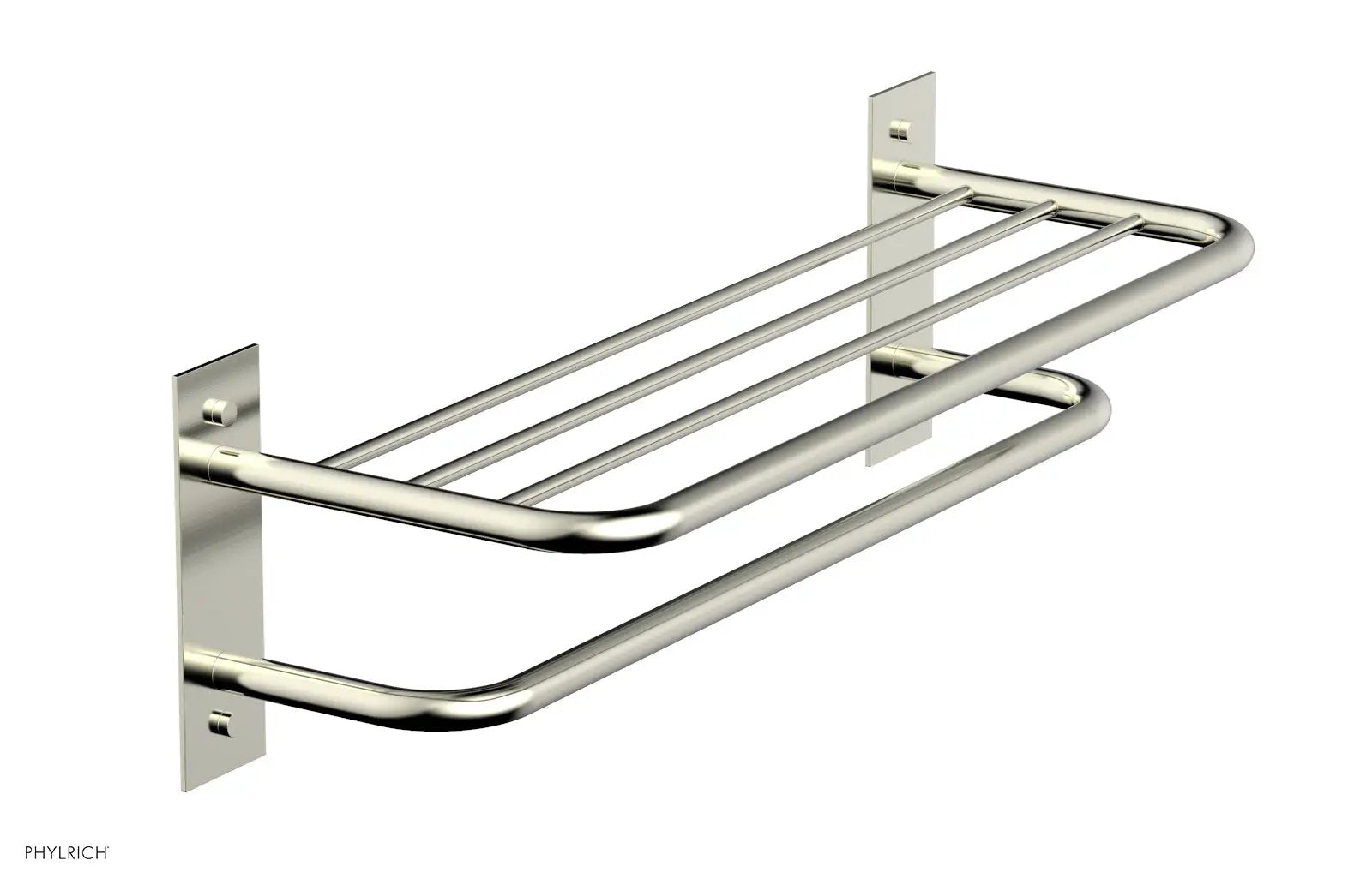 Phylrich BASIC Towel Rack/Shelf - Double by Phylrich