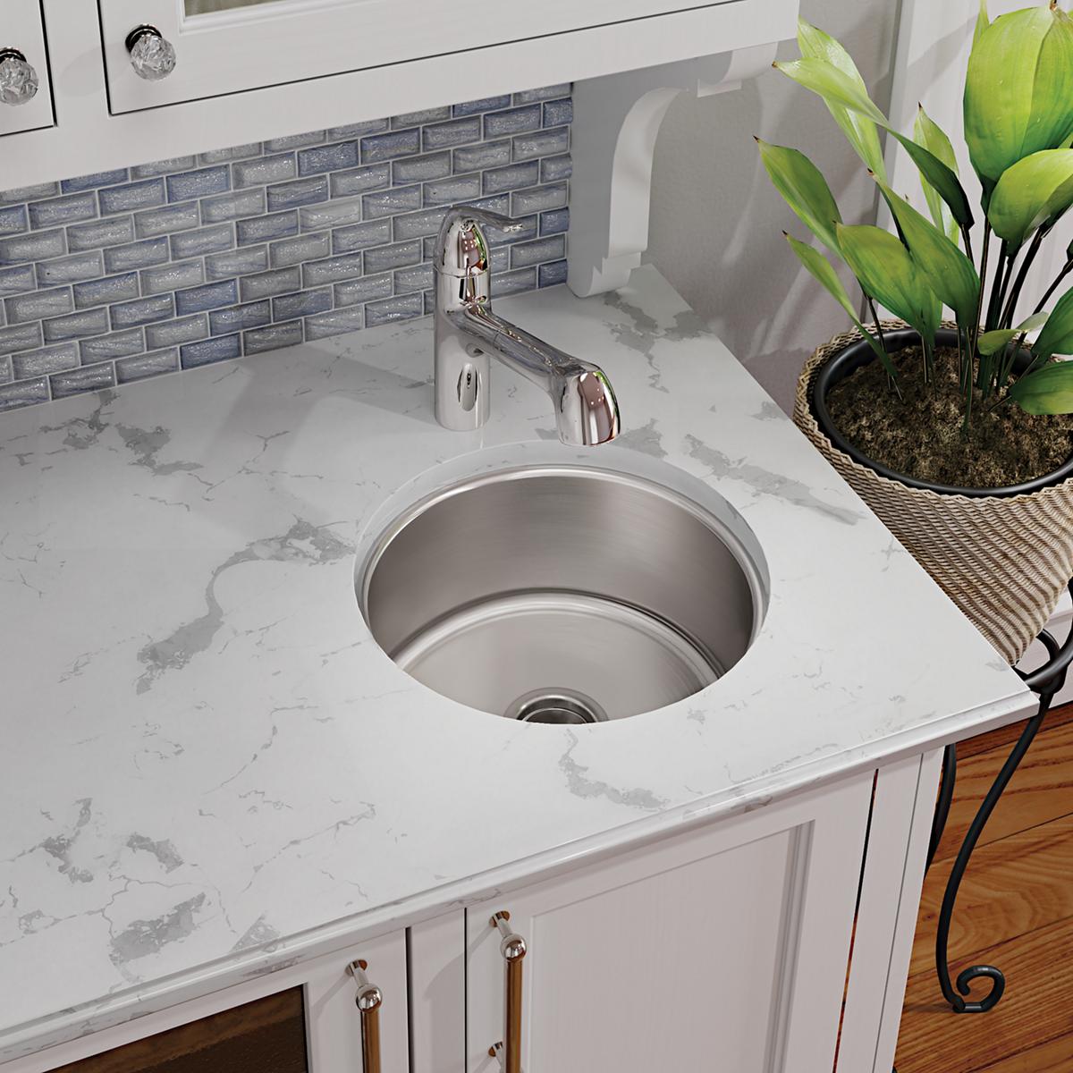 soft satin single bowl undermount sink