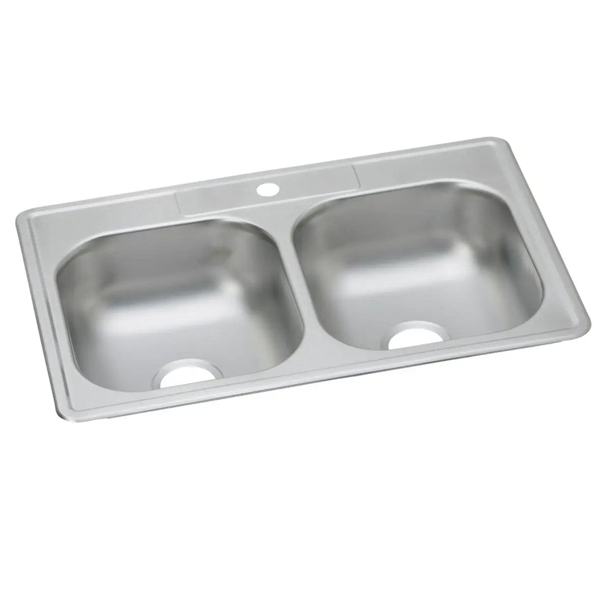 Elkay Dayton 33" x 22" x 7-1/16" Equal Double Bowl Drop-in Sink by Elkay