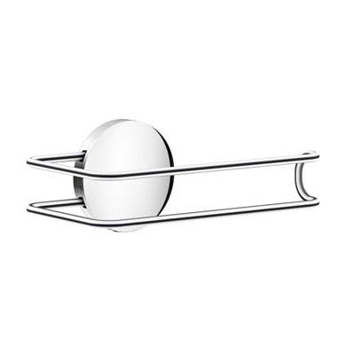 polished chrome toilet roll holder