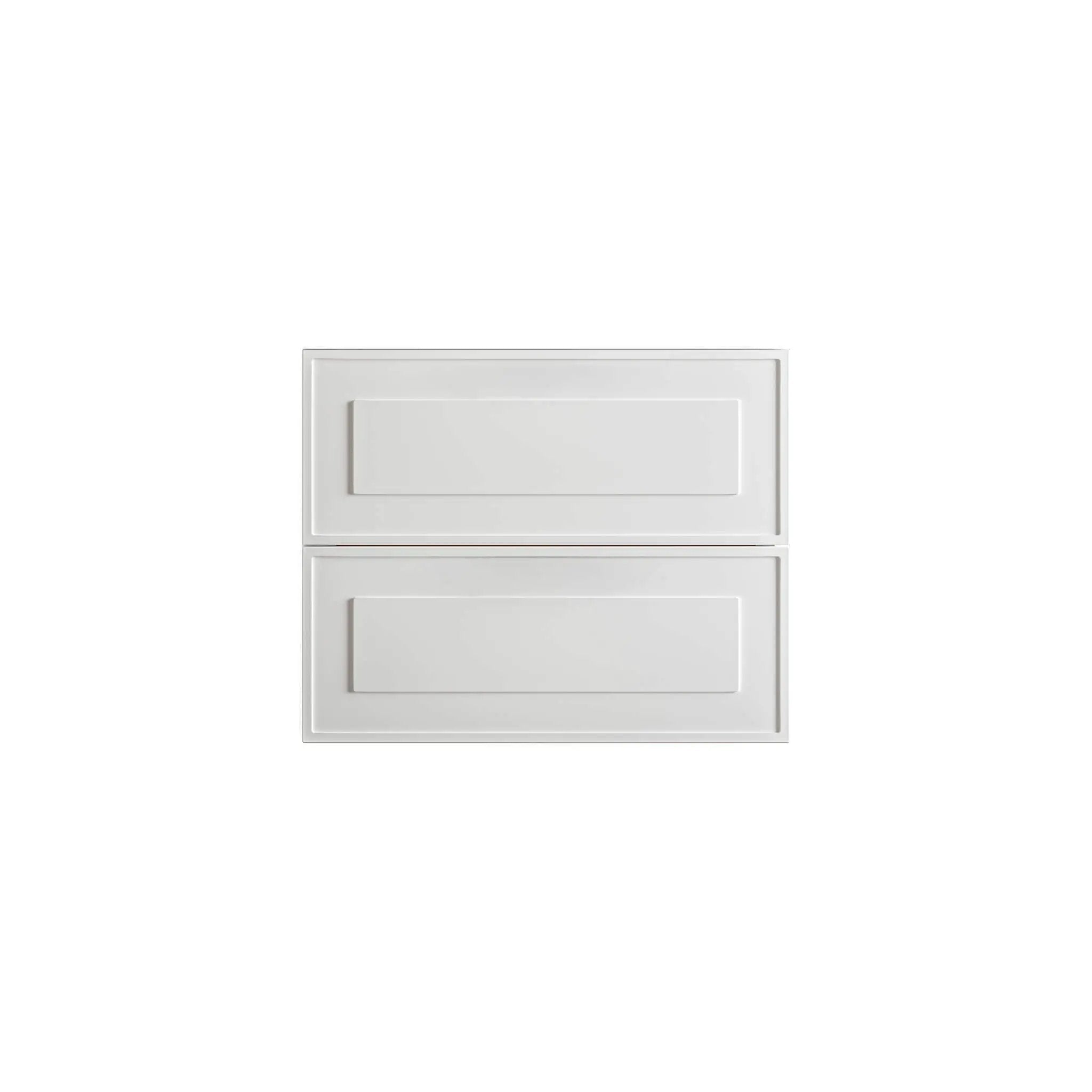 white matte vanity
