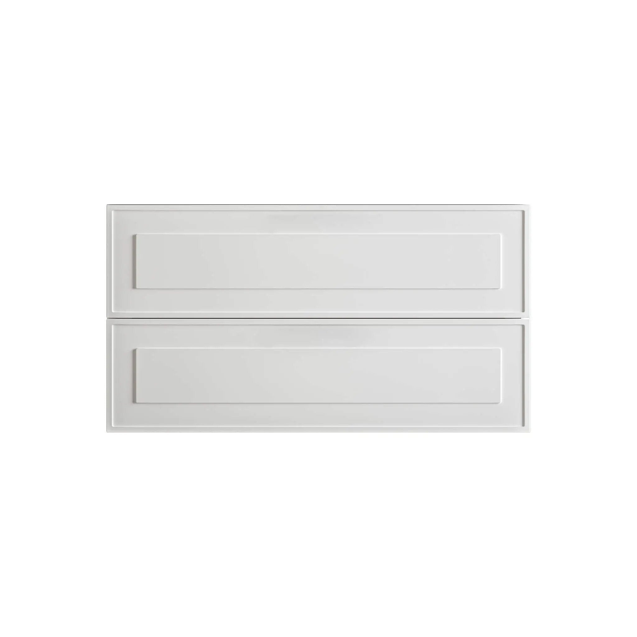 white matte vanity