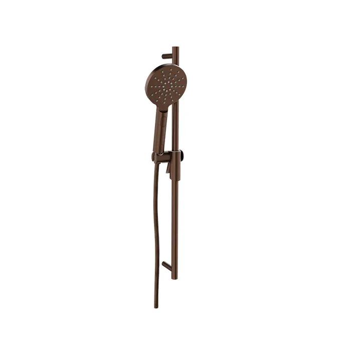 Baril Shower Components Slom+ 3-Spray Sliding Shower Bar by Baril