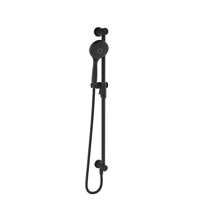 Baril Shower Components Zip+ 3-Spray Sliding Shower Bar with Built-In Elbow Connector by Baril
