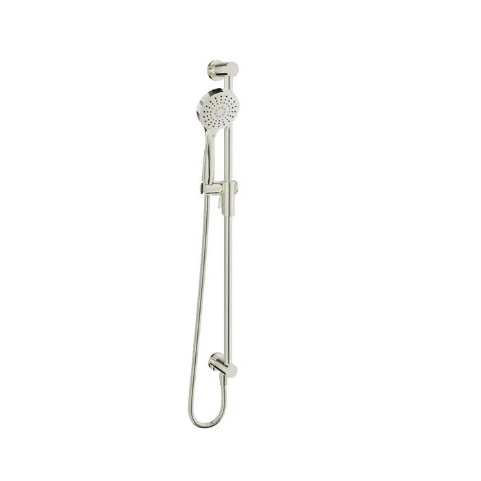 Baril Shower Components Zip+ 3-Spray Sliding Shower Bar with Built-In Elbow Connector by Baril