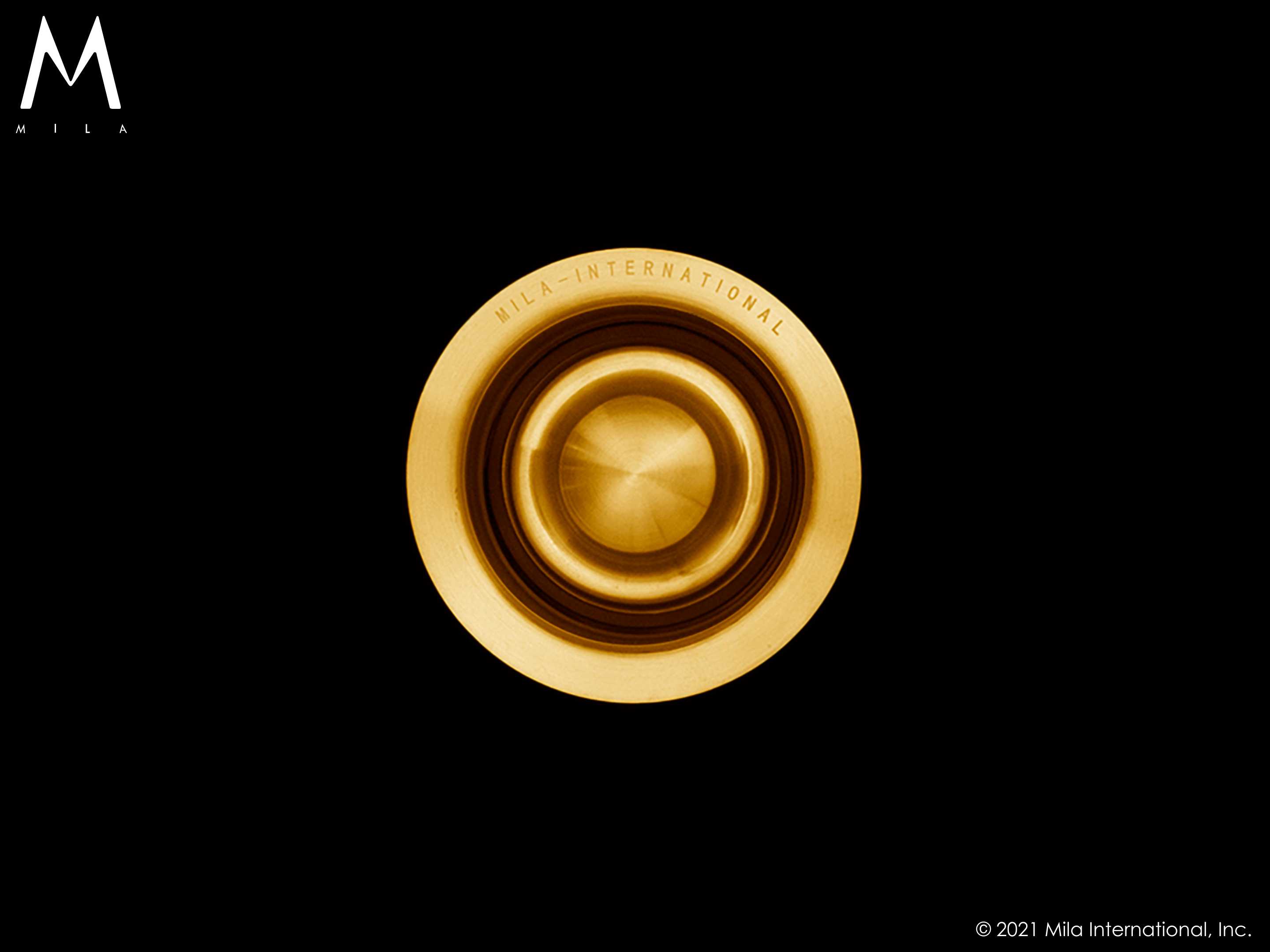 MILA solid stainless steel sink disposal collar