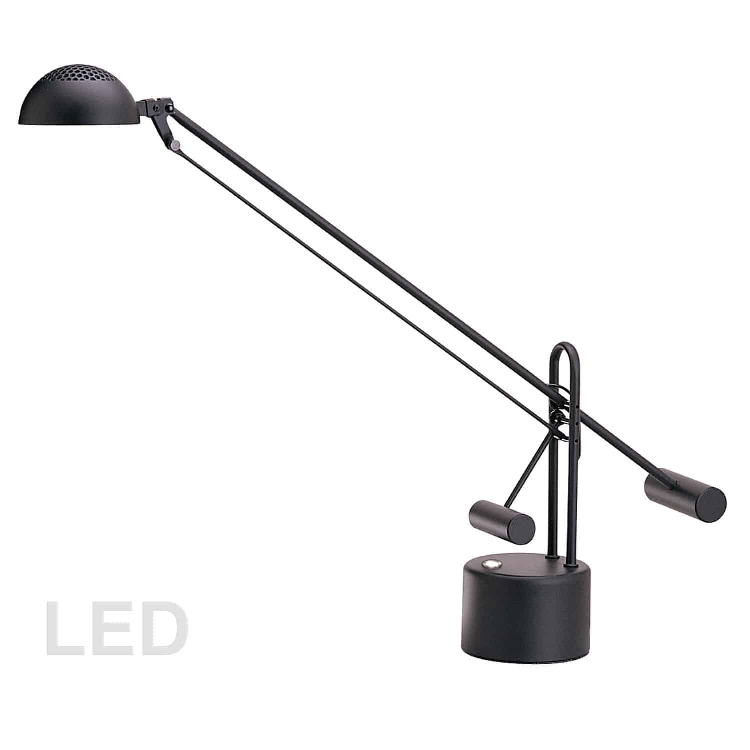black desk lamp