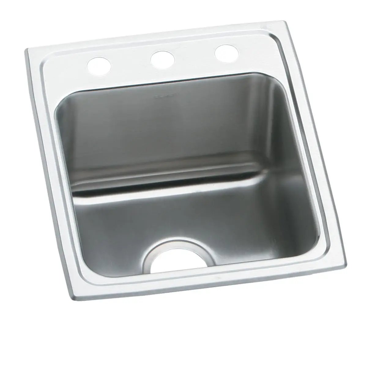 Elkay Lustertone Classic 15" x 22" x 6" MR2-Hole Single Bowl Drop-in ADA Sink by Elkay