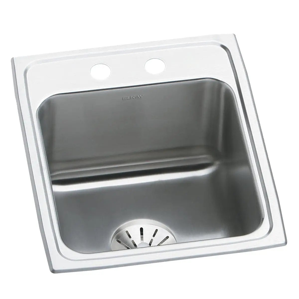 Elkay Lustertone Classic 17" x 22" x 10-1/8" Single Bowl Drop-in Sink with Perfect Drain by Elkay
