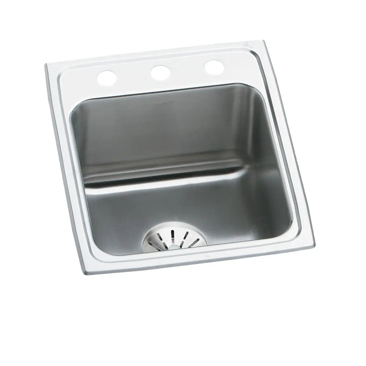 Elkay Lustertone Classic 17" x 22" x 10-1/8" Single Bowl Drop-in Sink with Perfect Drain by Elkay