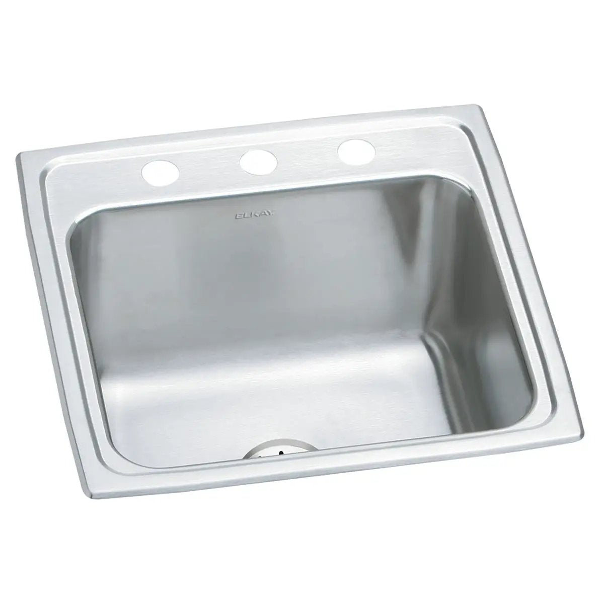 Elkay Lustertone Classic 19-1/2" x 19" x 10-1/8" Single Bowl Drop-in Laundry Sink w/Perfect Drain by Elkay