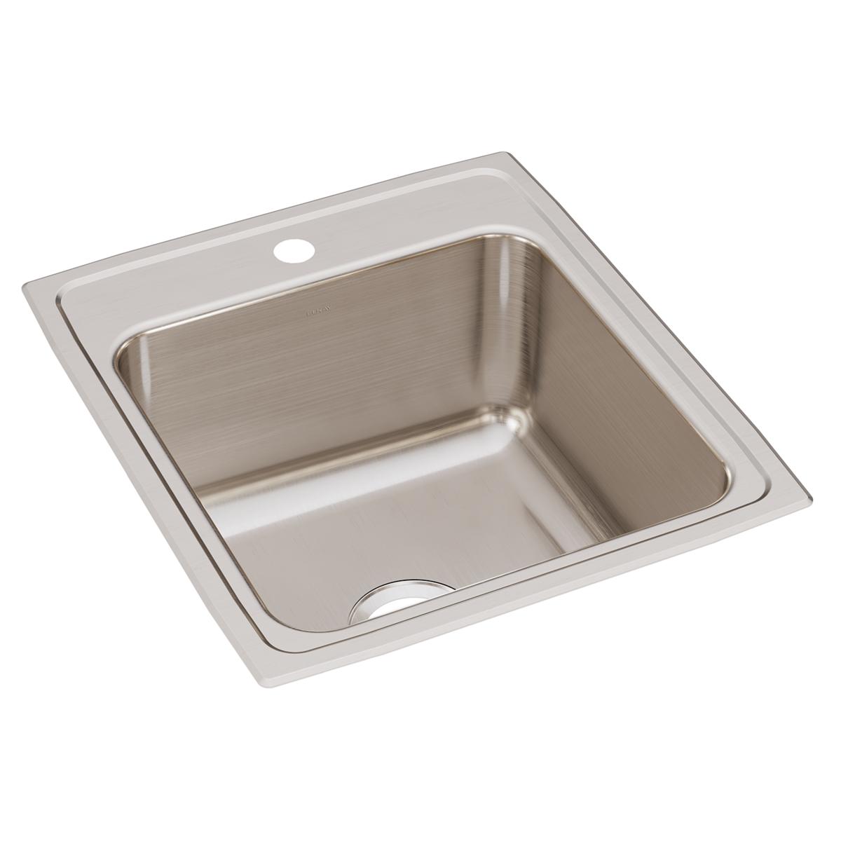 Elkay Lustertone Classic 19-1/2" x 22" x 10-1/8" Single Bowl Drop-in Sink