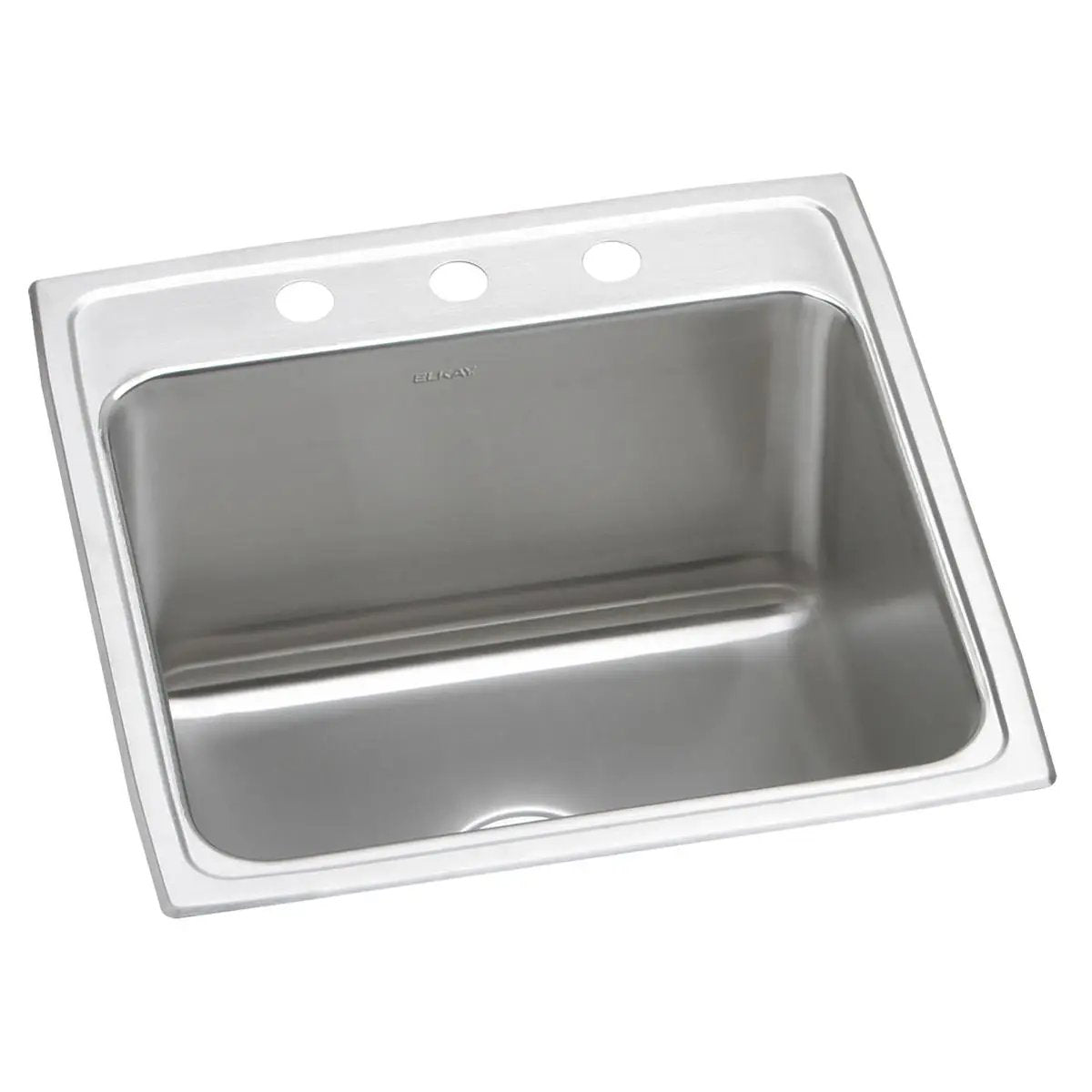 Elkay Lustertone Classic 22" x 22" x 12-1/8" Single Bowl Drop-in Sink by Elkay