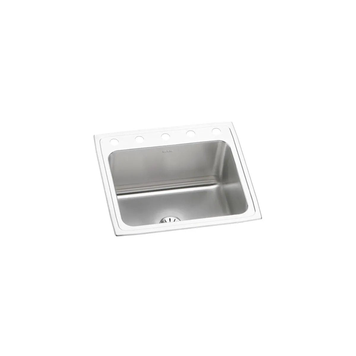 Elkay Lustertone Classic 25" x 22" x 10-3/8" Single Bowl Drop-in Sink with Perfect Drain by Elkay