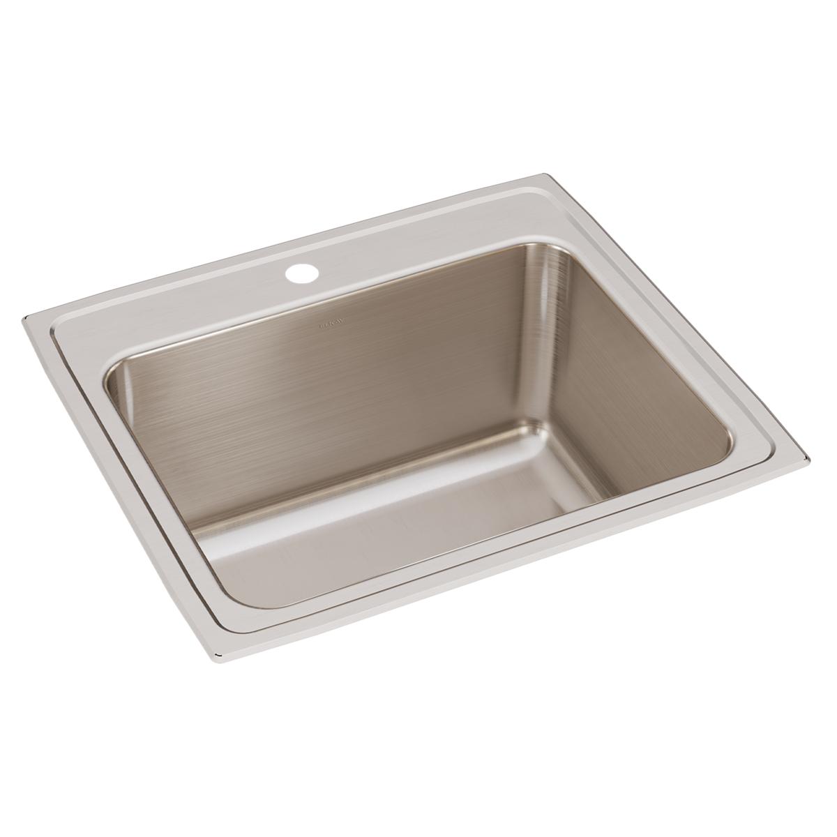 Elkay Lustertone Classic 25" x 22" x 12-1/8" Single Bowl Drop-in Sink