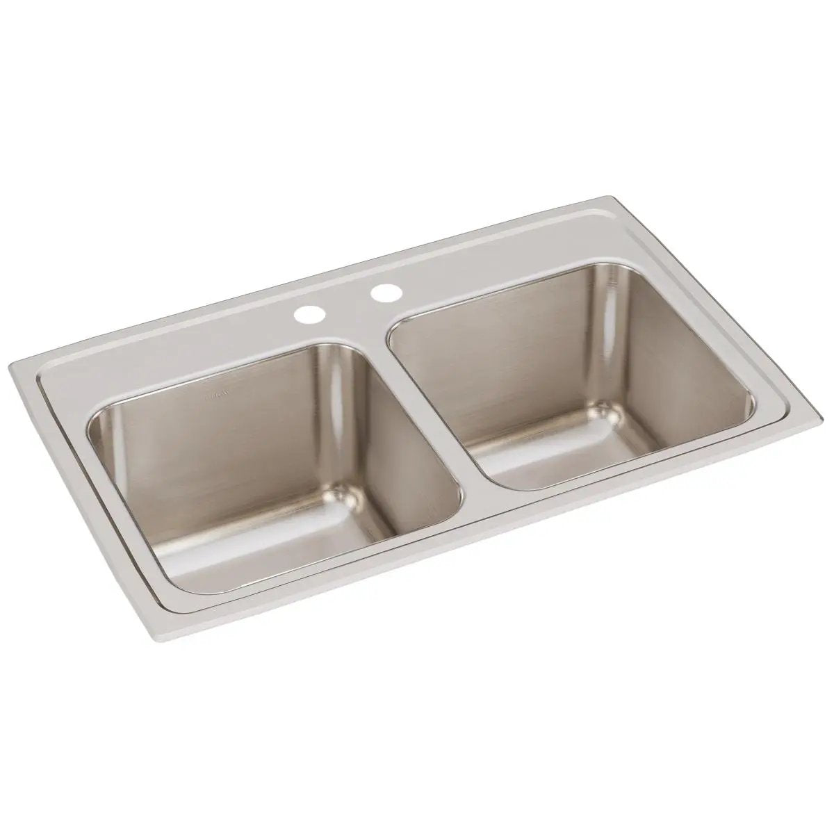 Elkay Lustertone Classic 29" x 18" x 10" Equal Double Bowl Drop-in Sink by Elkay