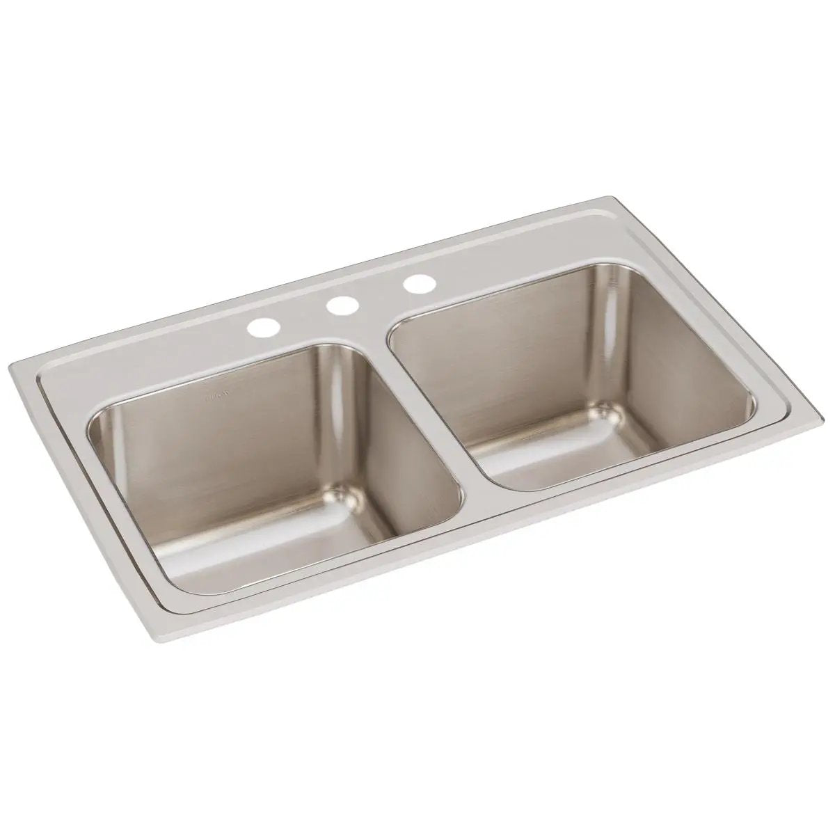 Elkay Lustertone Classic 29" x 18" x 10" Equal Double Bowl Drop-in Sink by Elkay
