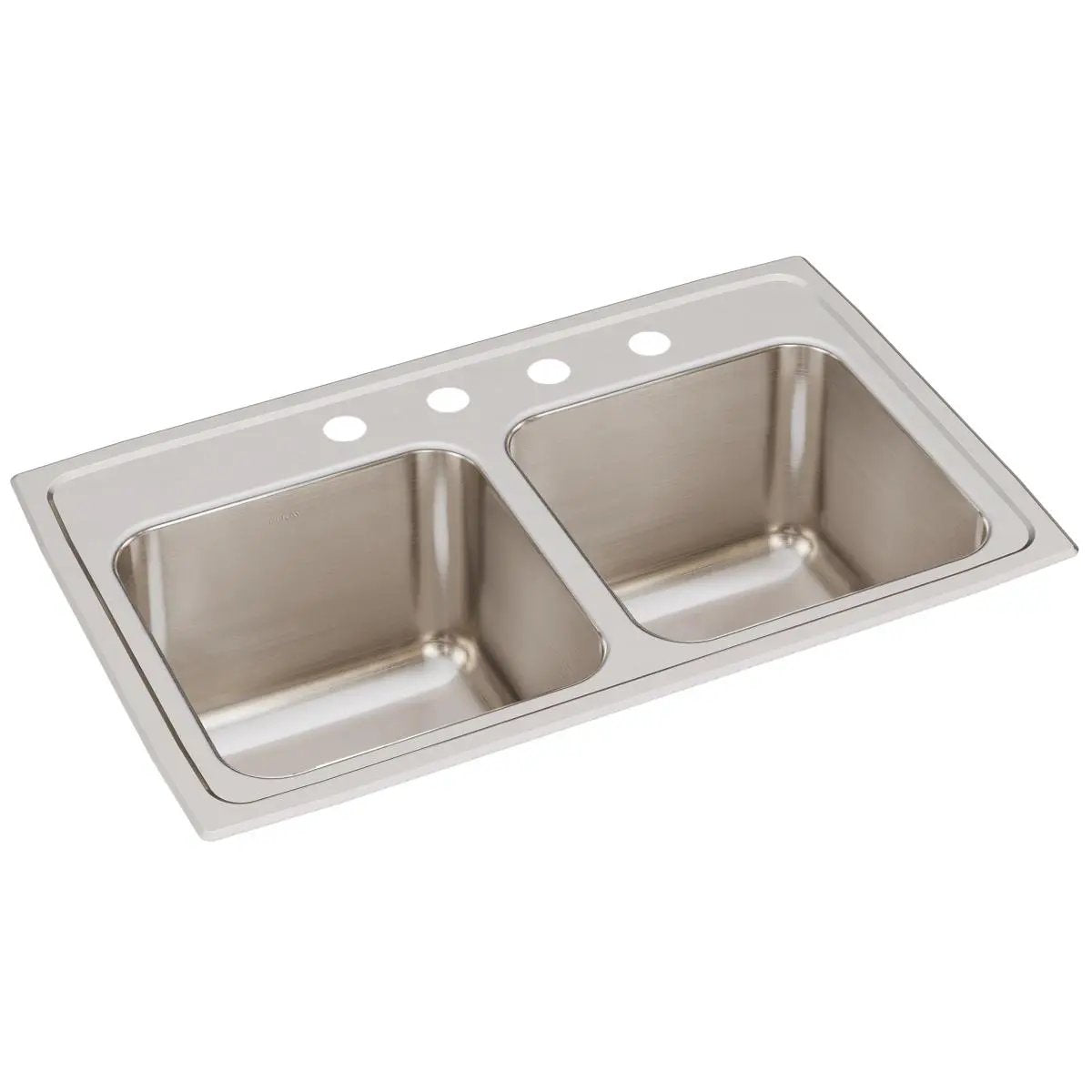 Elkay Lustertone Classic 29" x 18" x 10" Equal Double Bowl Drop-in Sink by Elkay