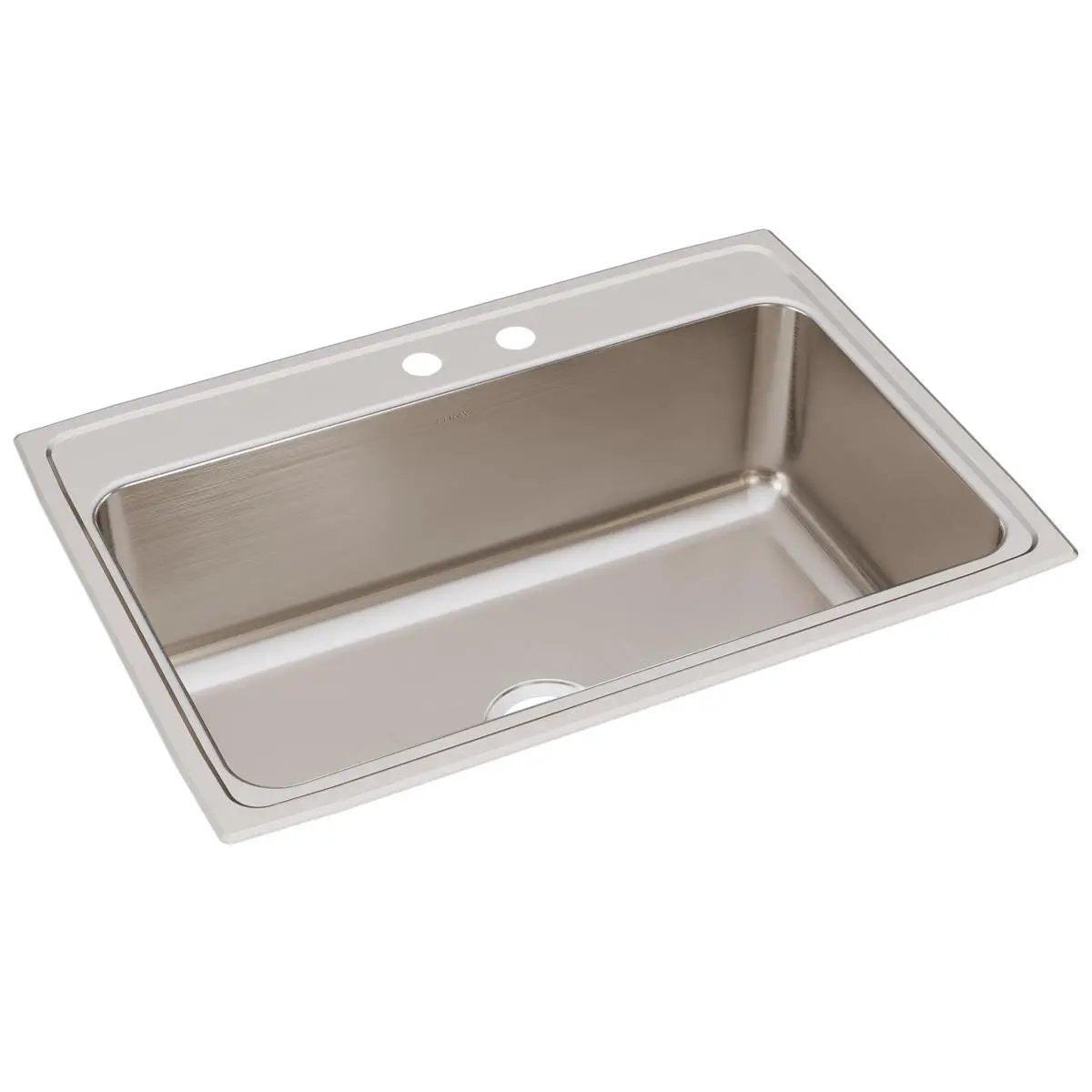 Elkay Lustertone Classic 31" x 22" x 10-1/8" MR2-Hole Single Bowl Drop-in Sink by Elkay