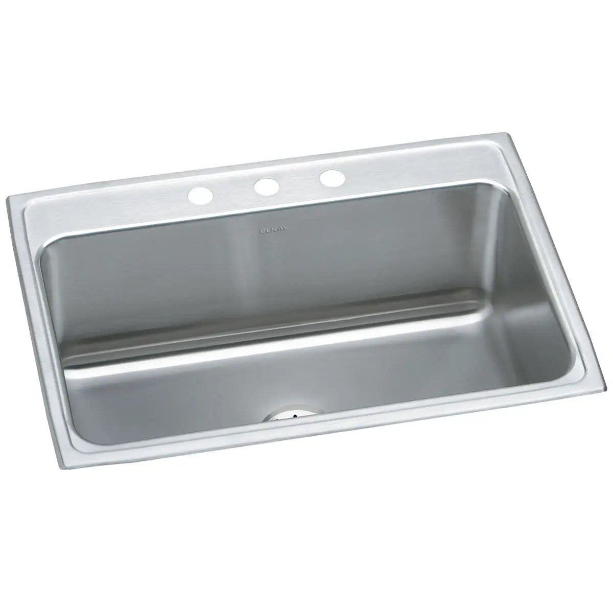 Elkay Lustertone Classic 31" x 22" x 10-1/8" Single Bowl Drop-in Sink with Perfect Drain by Elkay