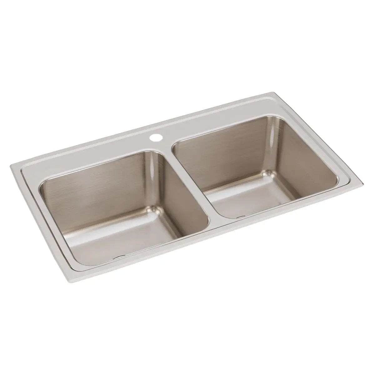 Elkay Lustertone Classic 33" x 19-1/2" x 10-1/8" Equal Double Bowl Drop-in Sink by Elkay