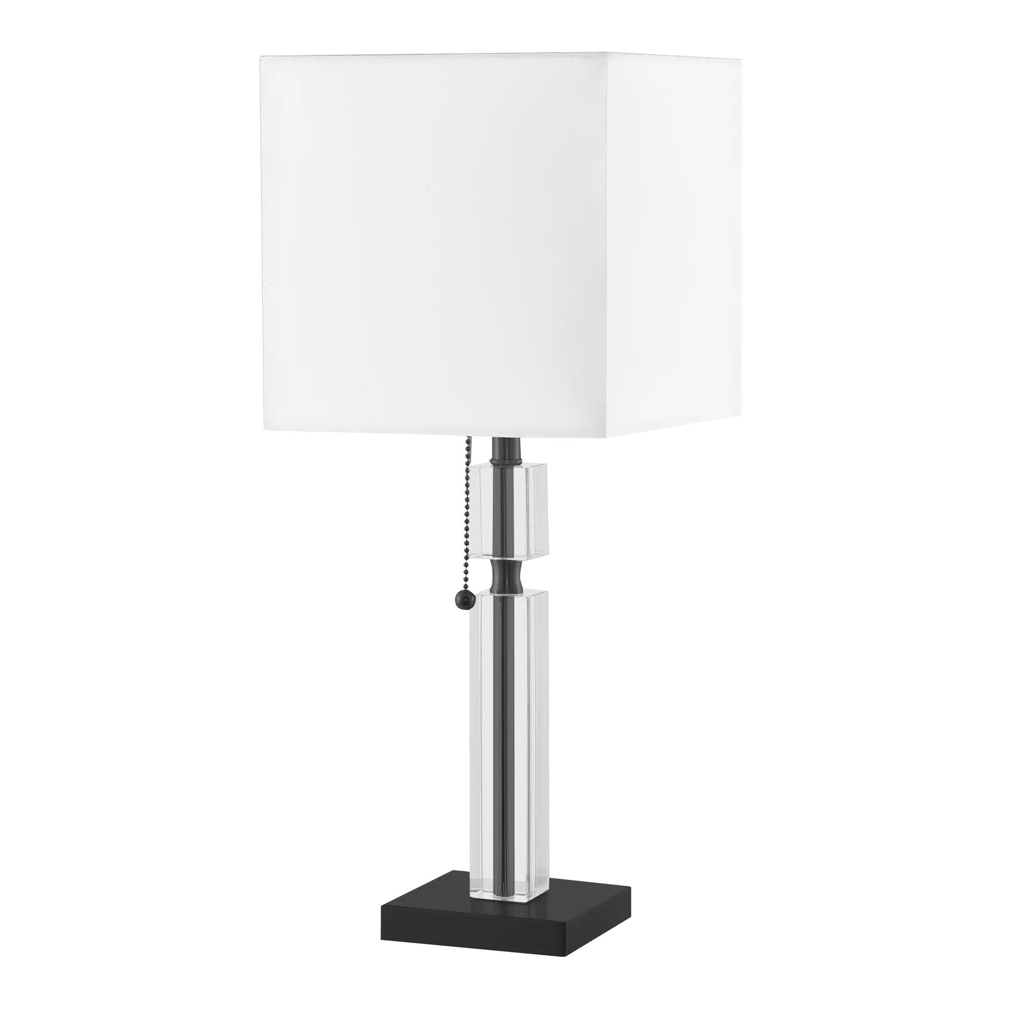Dainolite 1 Light Incandescent Table Lamp with White Shade by Dainolite