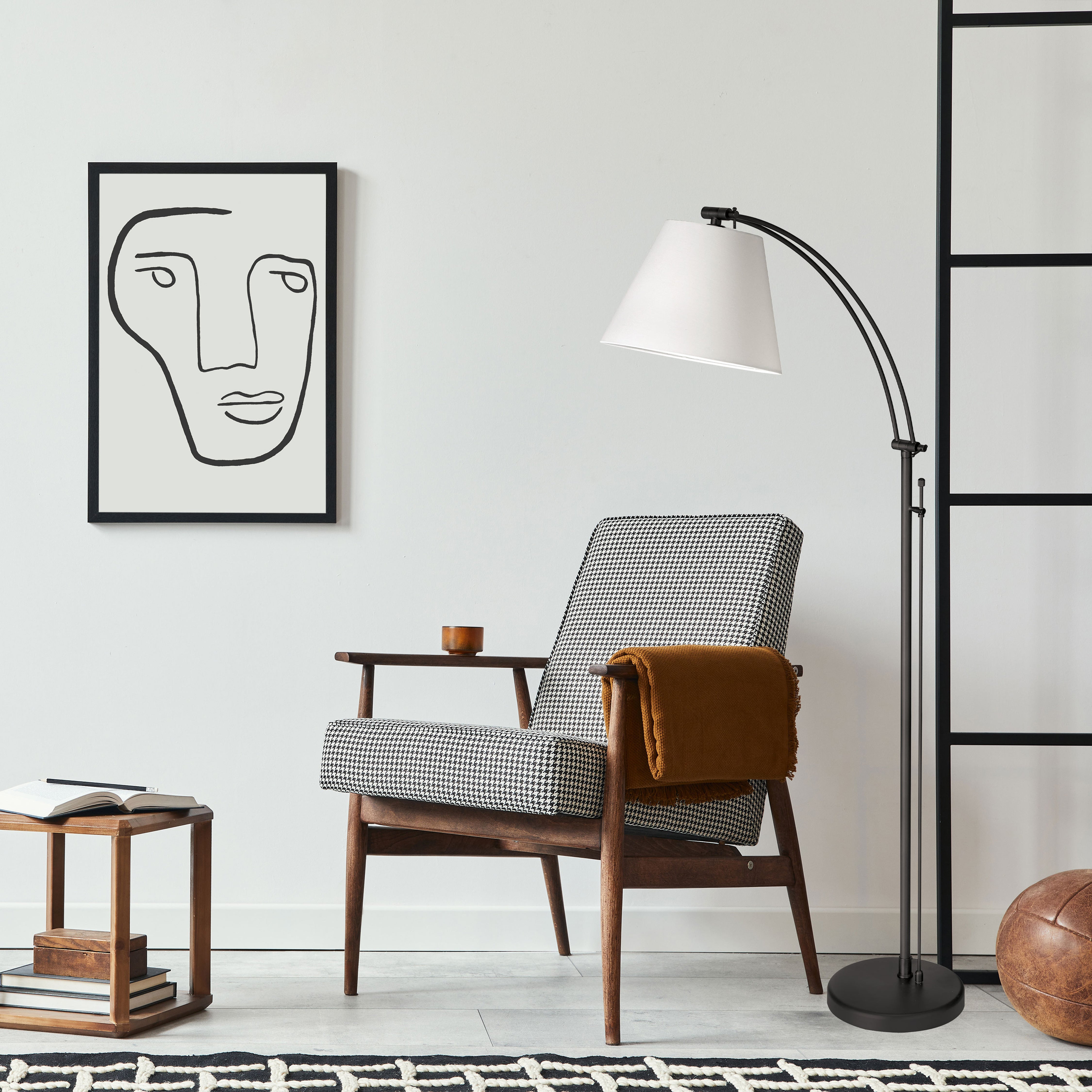matte black floor lamp