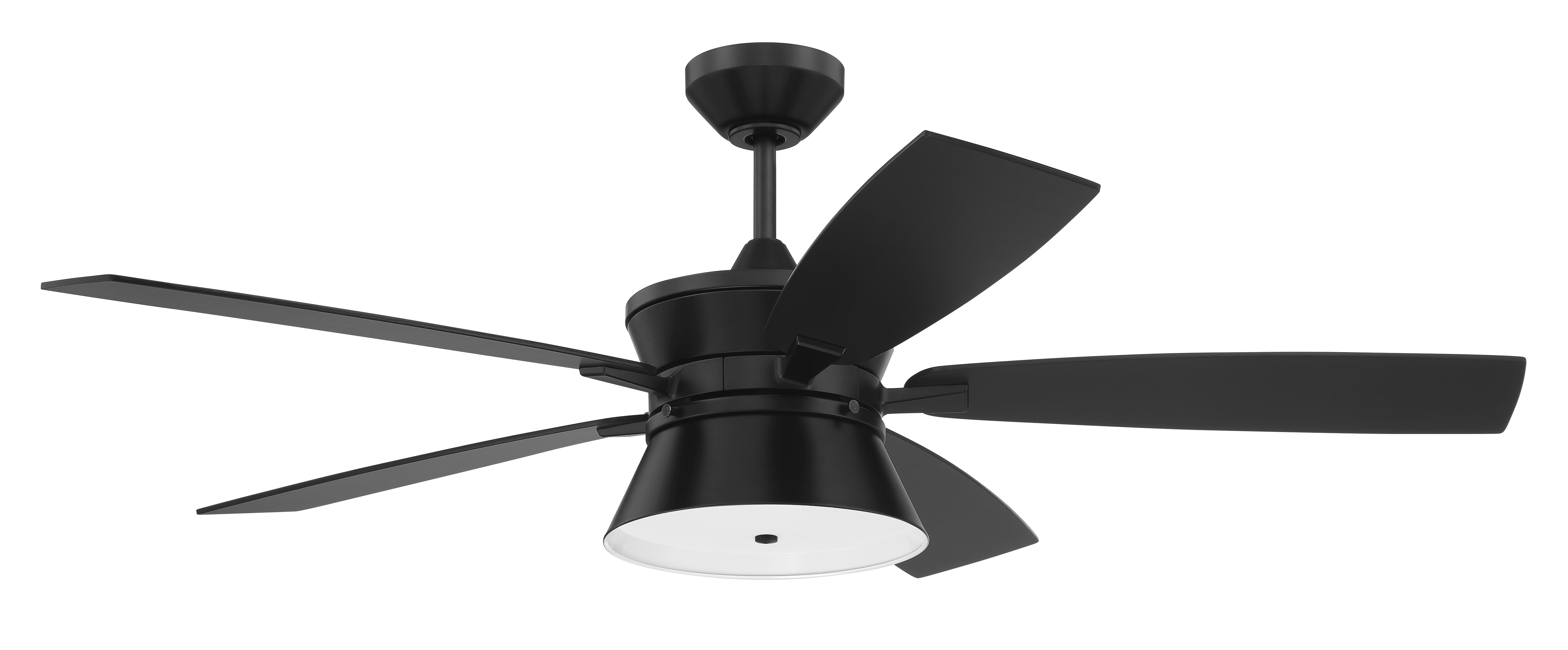 flat black ceiling fans