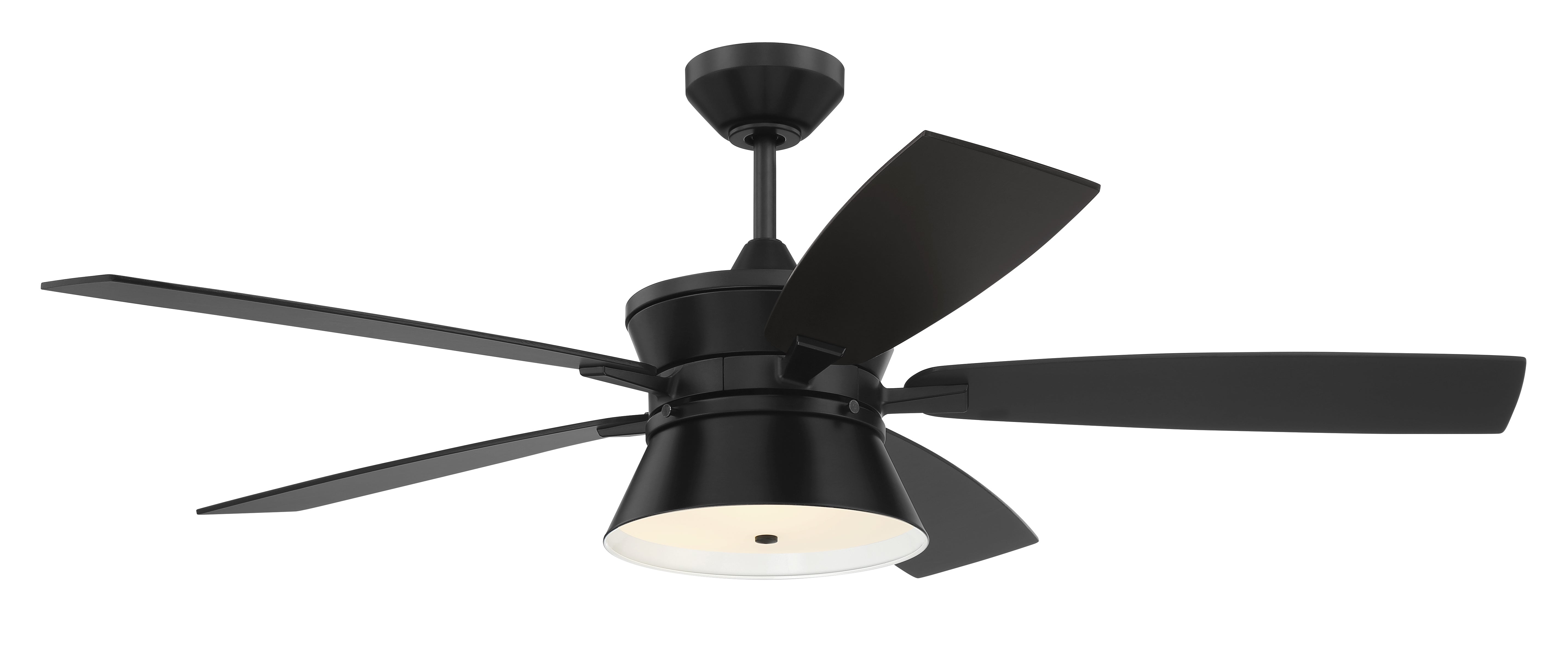 flat black ceiling fans