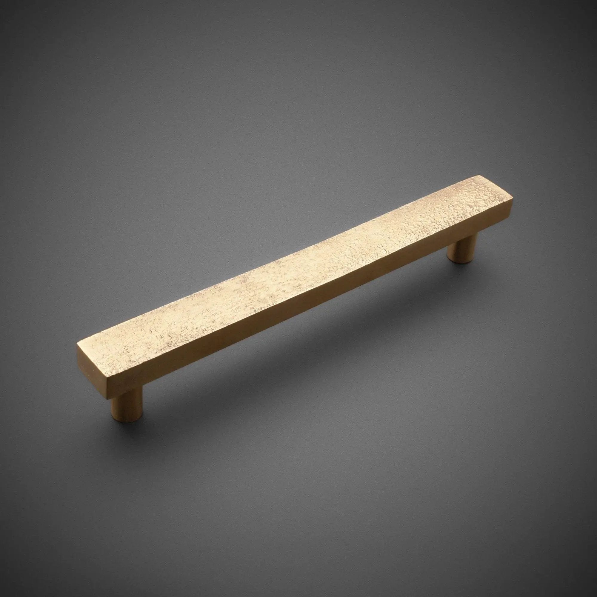 unlacquered brass drawer pull