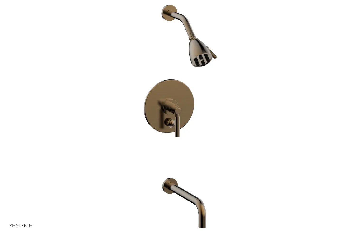 Phylrich BASIC Pressure Balance Tub and Shower Set - 10" Spout by Phylrich