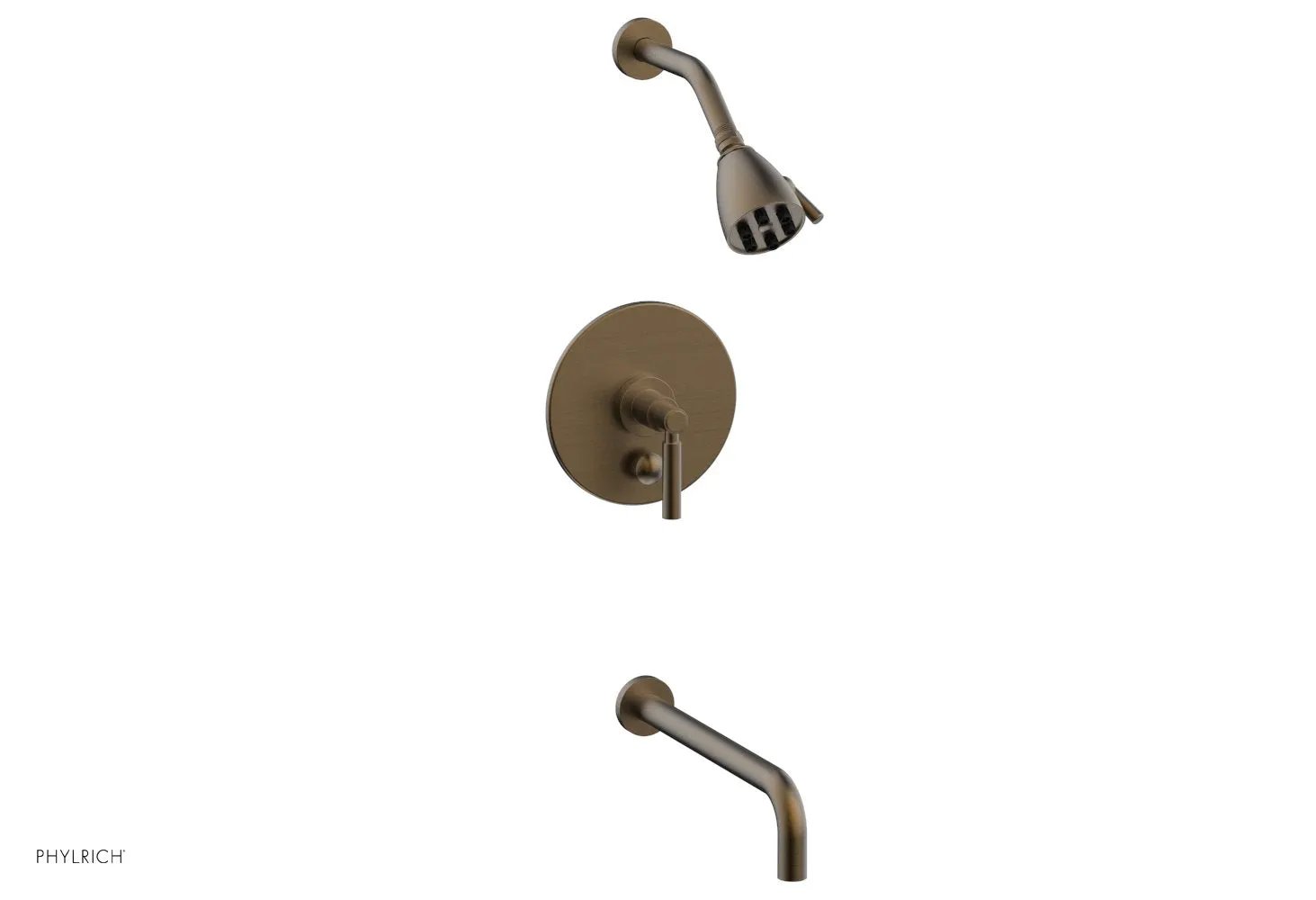 Phylrich BASIC Pressure Balance Tub and Shower Set - 12" Spout by Phylrich