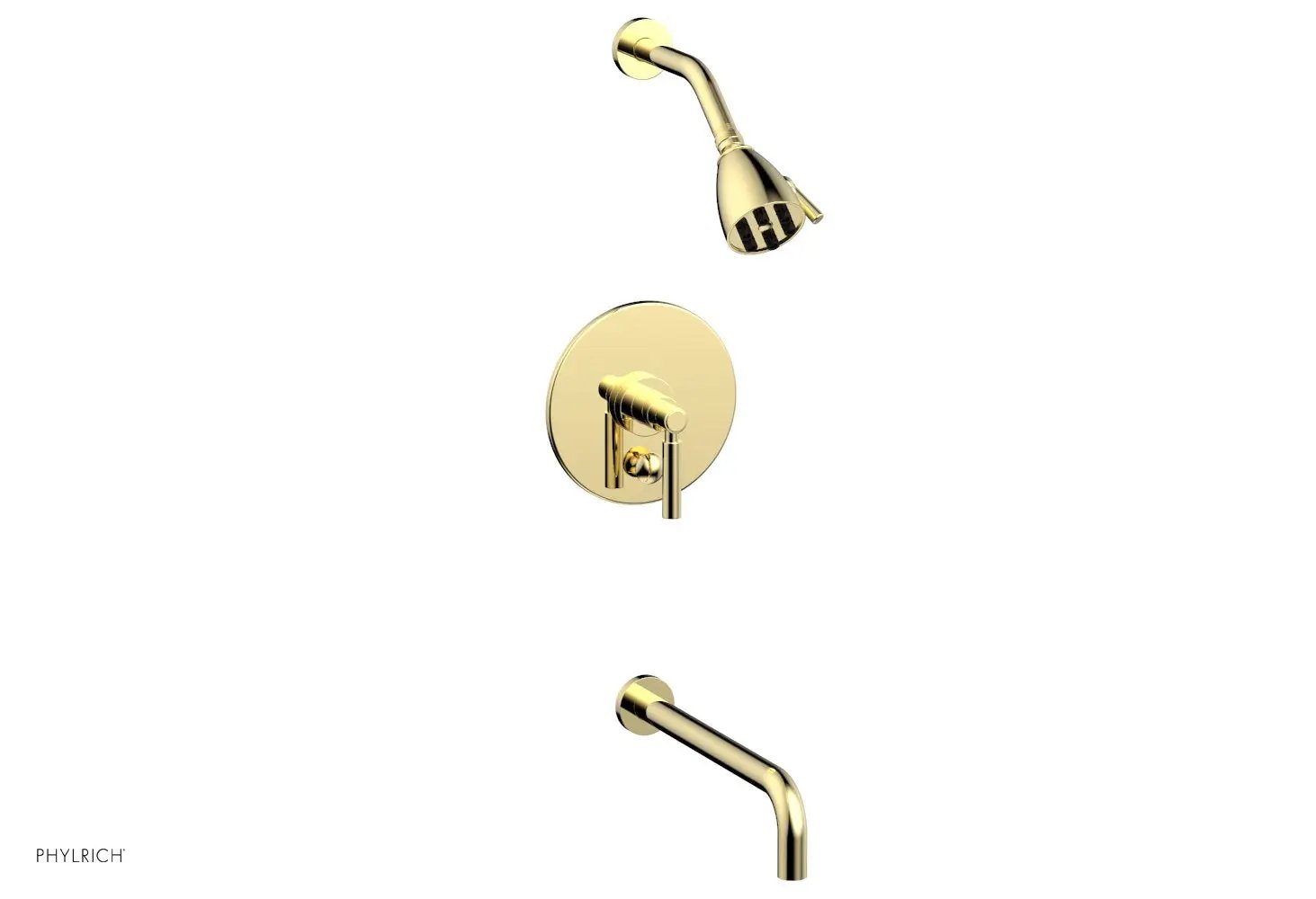 Phylrich BASIC Pressure Balance Tub and Shower Set - 12" Spout by Phylrich
