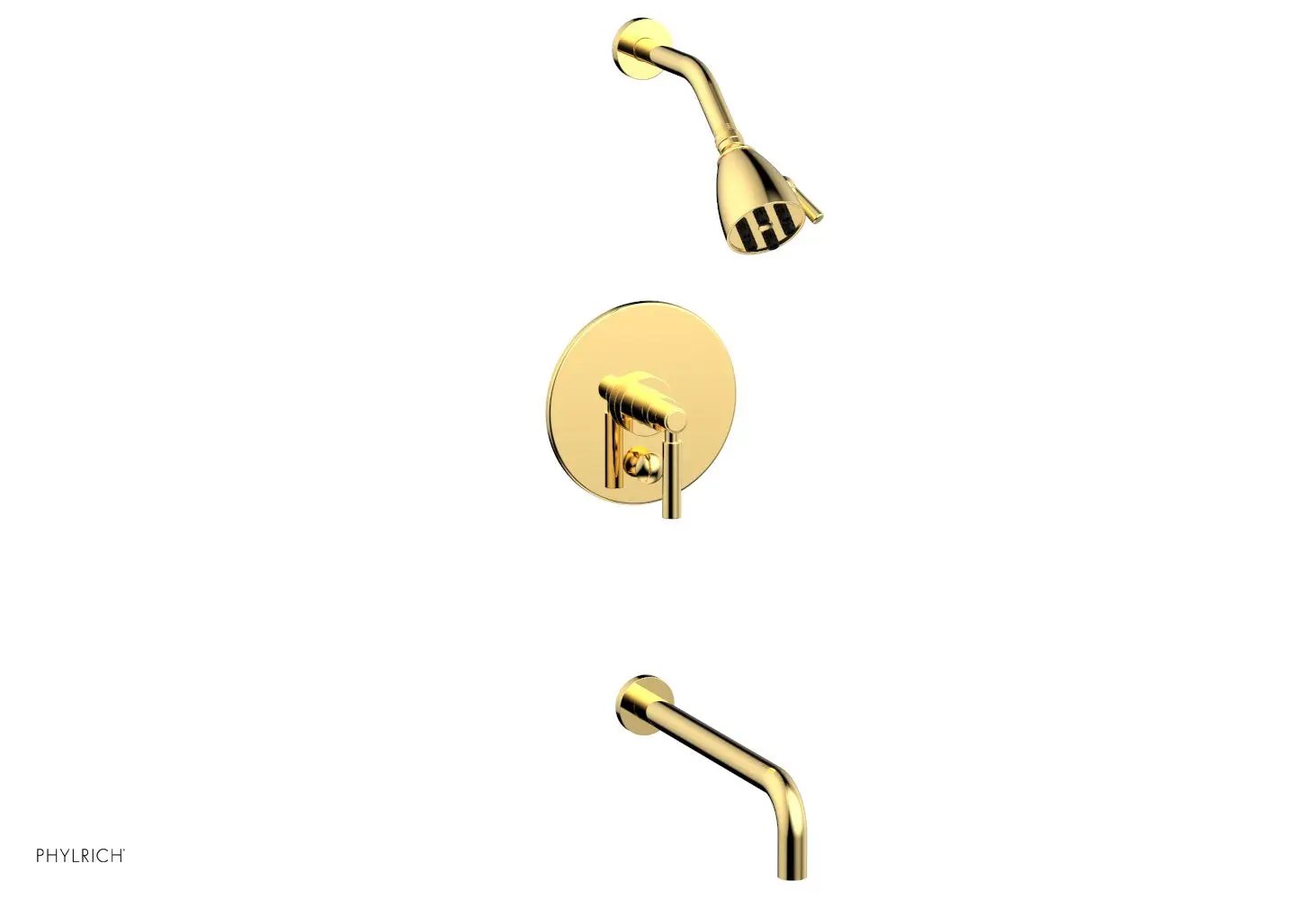 Phylrich BASIC Pressure Balance Tub and Shower Set - 12" Spout by Phylrich