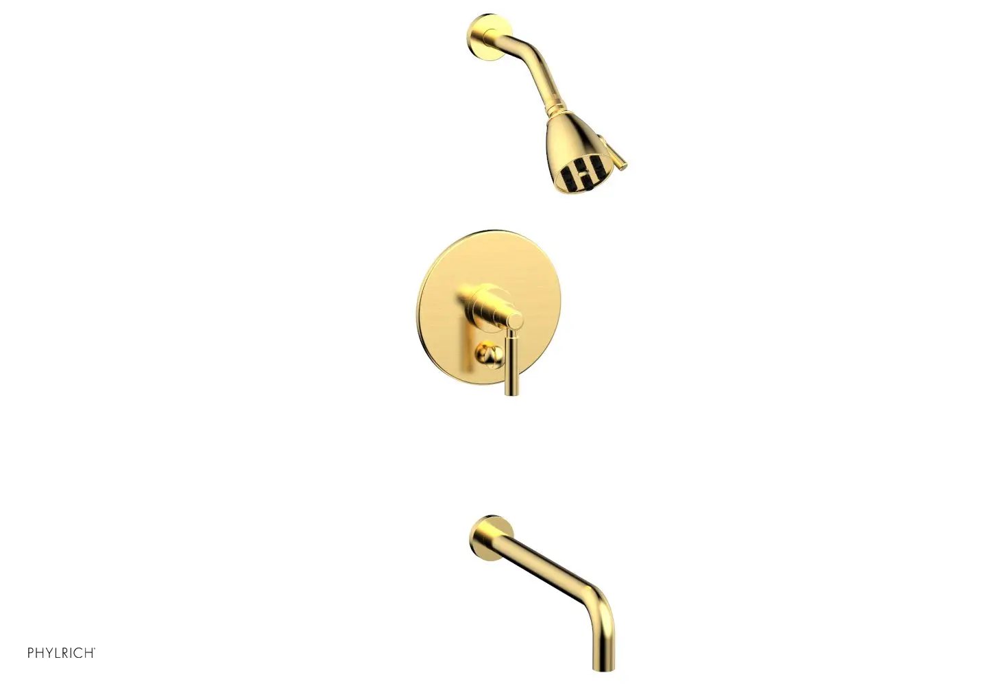 Phylrich BASIC Pressure Balance Tub and Shower Set - 12" Spout by Phylrich