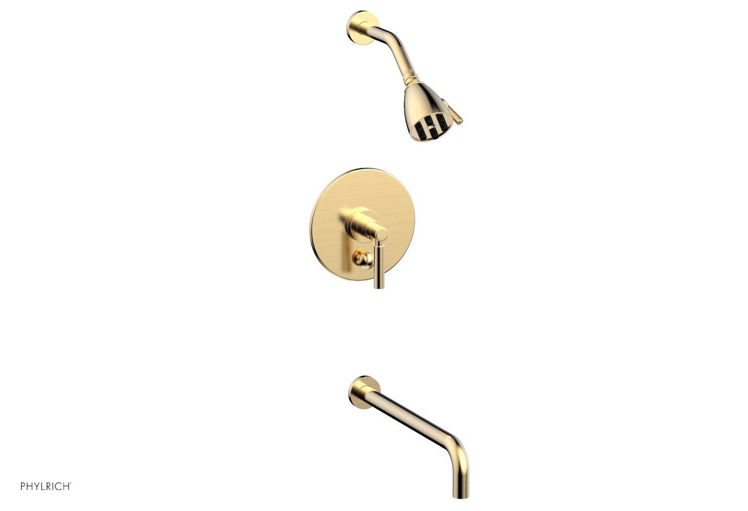 Phylrich BASIC Pressure Balance Tub and Shower Set - 14" Spout by Phylrich