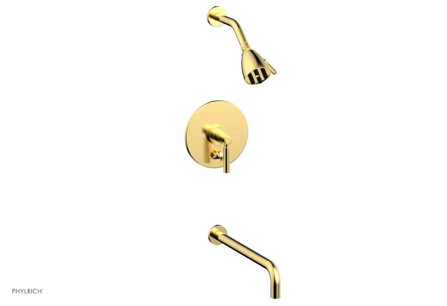 Phylrich BASIC Pressure Balance Tub and Shower Set - 14" Spout by Phylrich