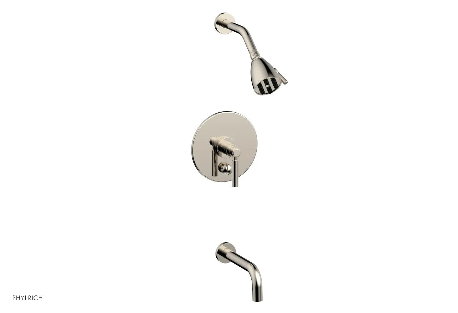 Phylrich BASIC Pressure Balance Tub and Shower Set - 7 1/2" Spout by Phylrich